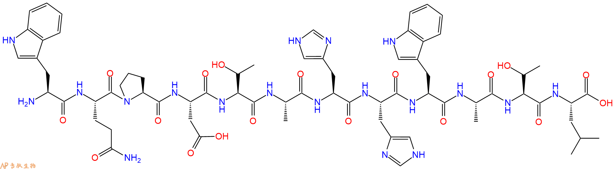 专肽生物产品十二肽WQPDTAHHWATL
