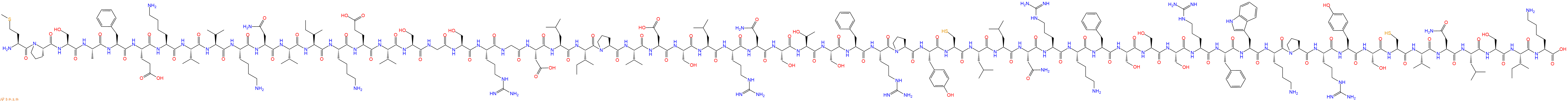 专肽生物产品Met-Pro-Ser-Ala-Phe-Glu-Lys-Val-Val-Lys-Asn-Val-Il