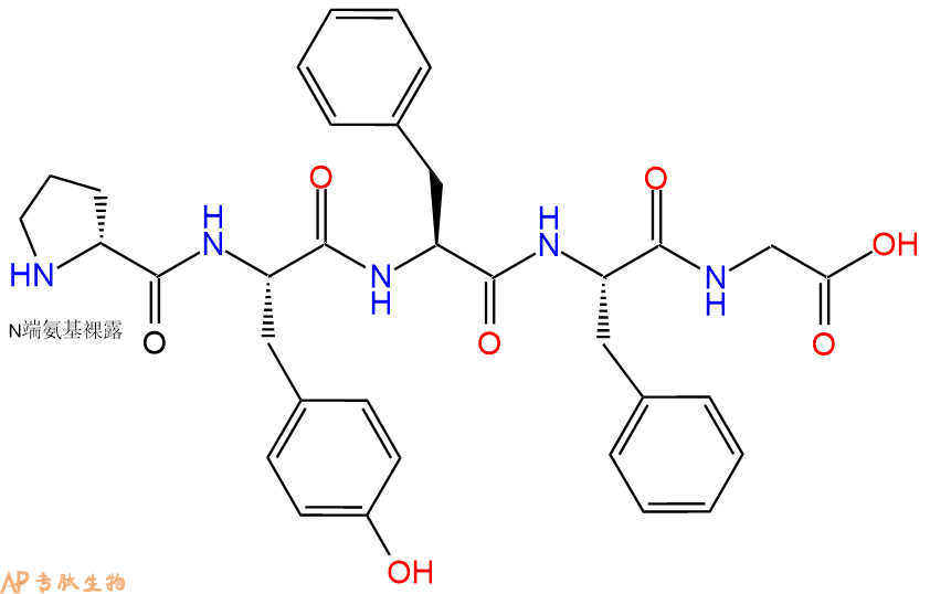 专肽生物产品五肽DPro-Tyr-Phe-Phe-Gly