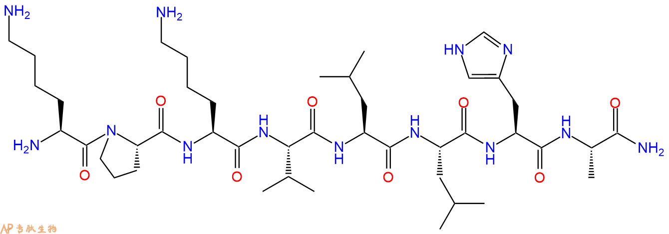 专肽生物产品八肽KPKVLLHA-NH2
