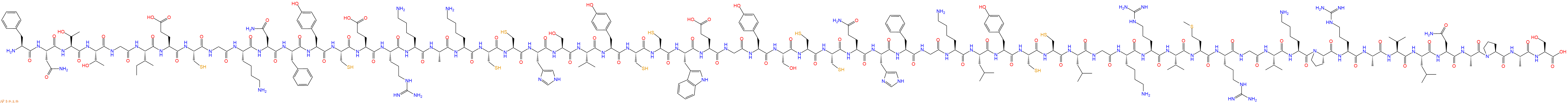 专肽生物产品Phe-Asn-Thr-Thr-Gly-Ile-Glu-Cys-Gly-Lys-Asn-Phe-Ty