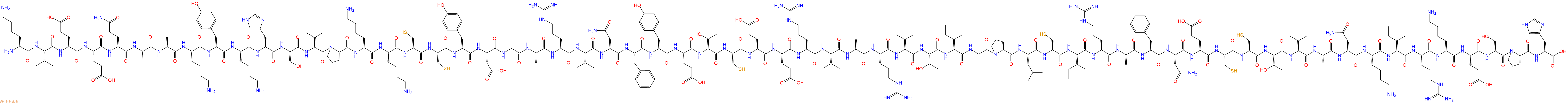 专肽生物产品Lys-Ile-Glu-Glu-Gln-Ala-Ala-Lys-Tyr-Lys-His-Ser-Va
