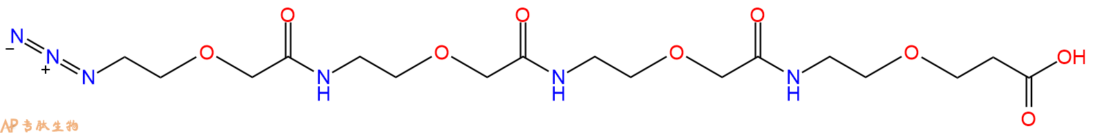 专肽生物产品四肽Azido-PEG4-CH2CH2COOH