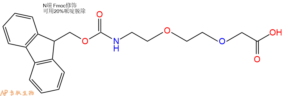 专肽生物产品Fmoc-PEG2-acetic acid166108-71-0