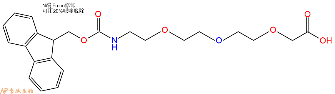 专肽生物产品Fmoc-PEG3-acetic acid139338-72-0