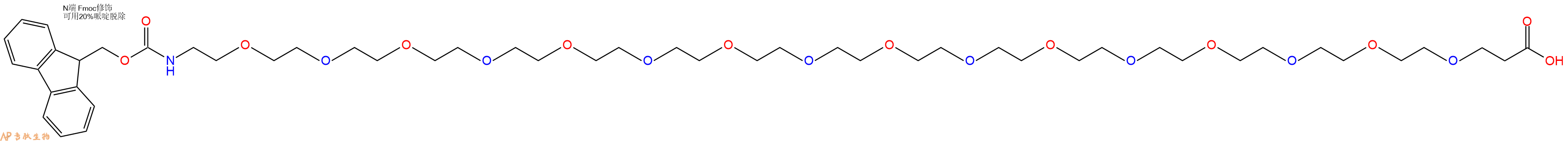 专肽生物产品Fmoc-PEG16-propionic acid