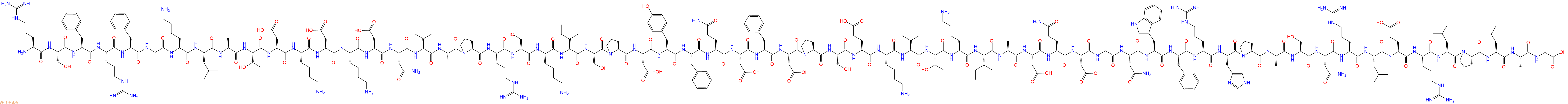 专肽生物产品Arg-Ser-Phe-Arg-Phe-Gly-Lys-Leu-Ala-Thr-Asp-Lys-As