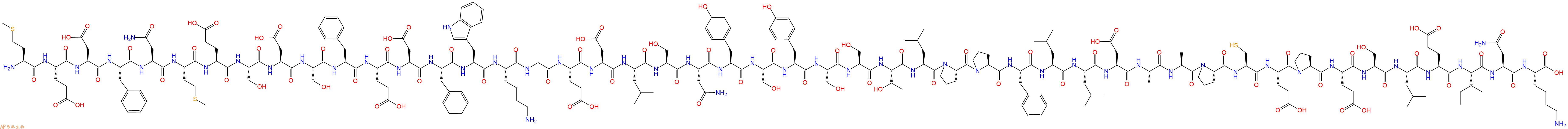 专肽生物产品Met-Glu-Asp-Phe-Asn-Met-Glu-Ser-Asp-Ser-Phe-Gl