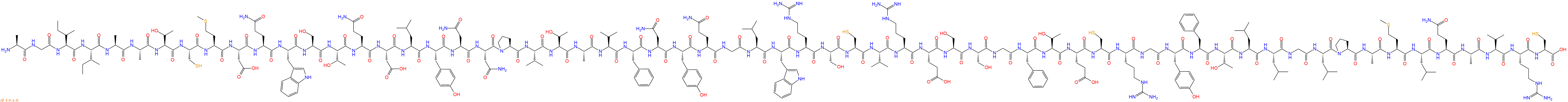 专肽生物产品Ala-Gly-Ile-Ile-Ala-Ala-Thr-Cys-Met-Asp-Gln-Tr