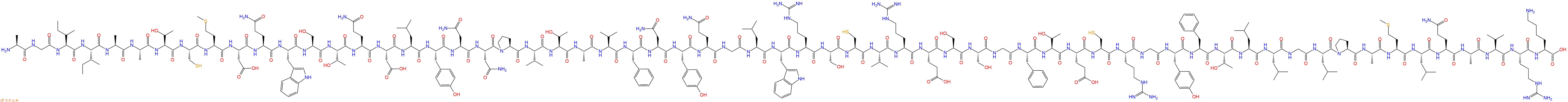 专肽生物产品Ala-Gly-Ile-Ile-Ala-Ala-Thr-Cys-Met-Asp-Gln-Tr