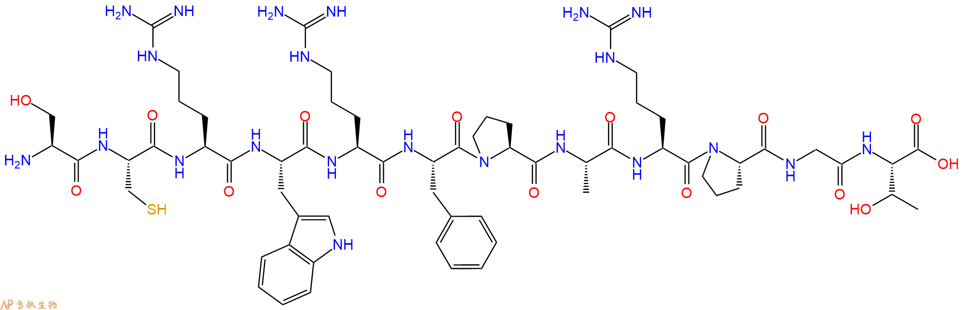 专肽生物产品十二肽SCRWRFPARPGT