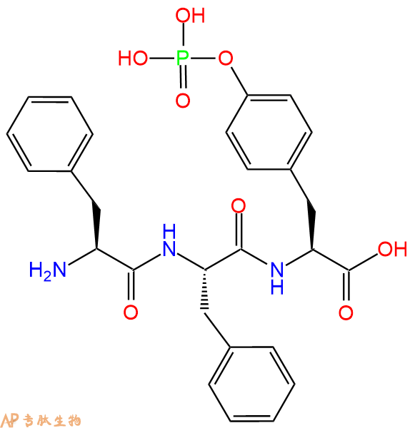 专肽生物产品三肽Phe-Phe-Tyr(PO3H2)