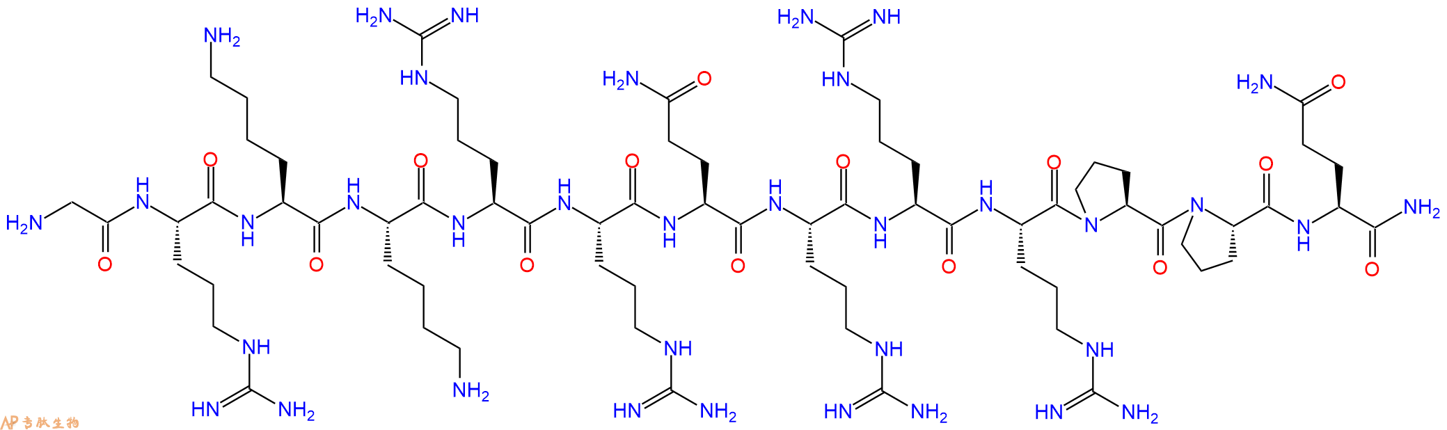 专肽生物产品细胞穿膜肽TAT(48-60)-NH2