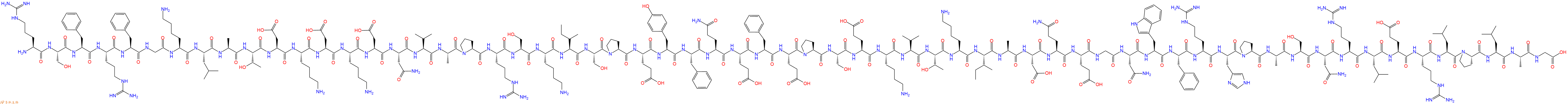 专肽生物产品Arg-Ser-Phe-Arg-Phe-Gly-Lys-Leu-Ala-Thr-Asp-Ly