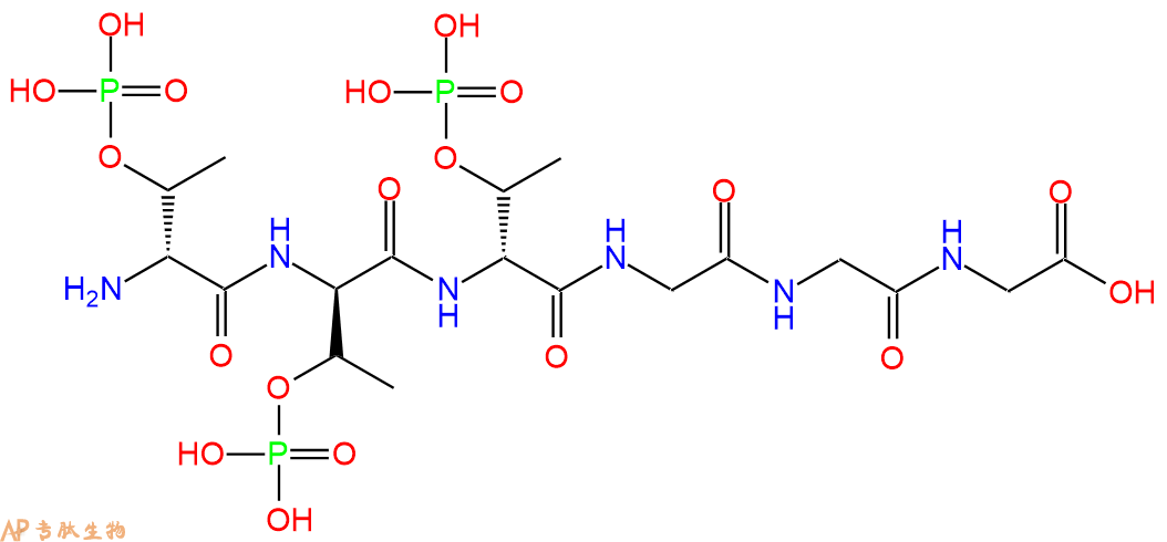 专肽生物产品六肽pDThr-pDThr-pDThr-GGG