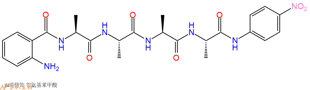 专肽生物产品四肽Abz-Ala-Ala-Ala-Ala-对硝基苯胺