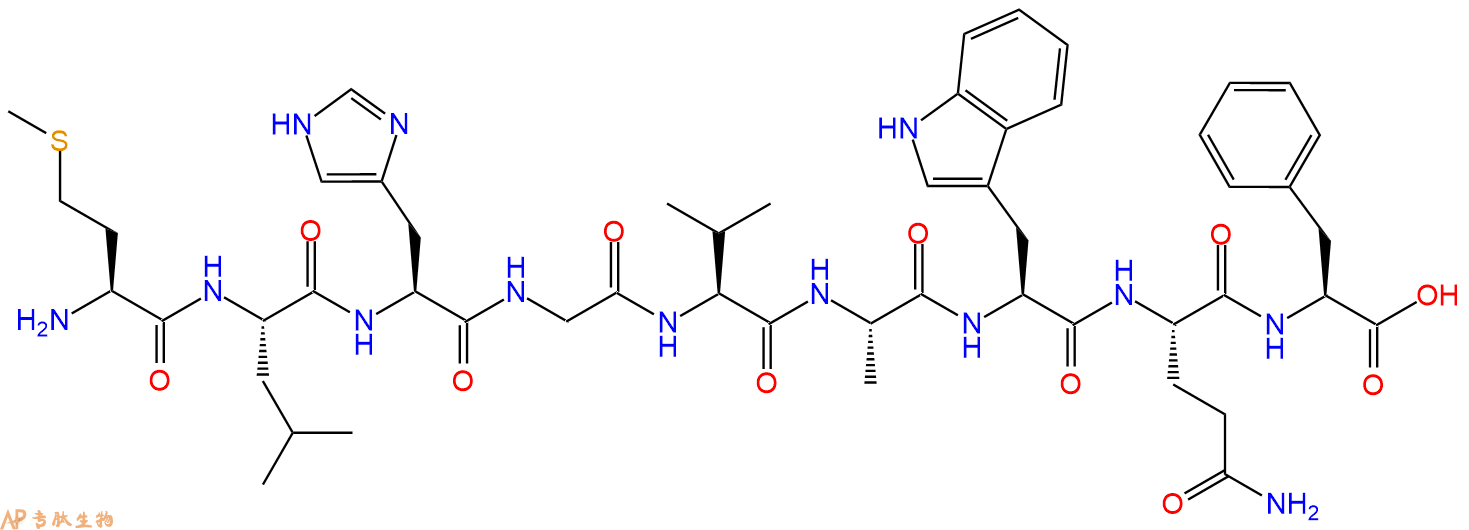 专肽生物产品九肽MLHGVAWQF