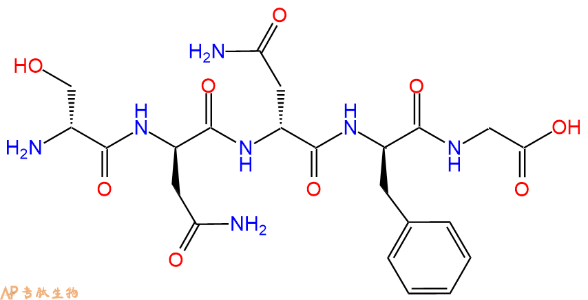 专肽生物产品五肽DSer-DAsn-DAsn-DPhe-Gly