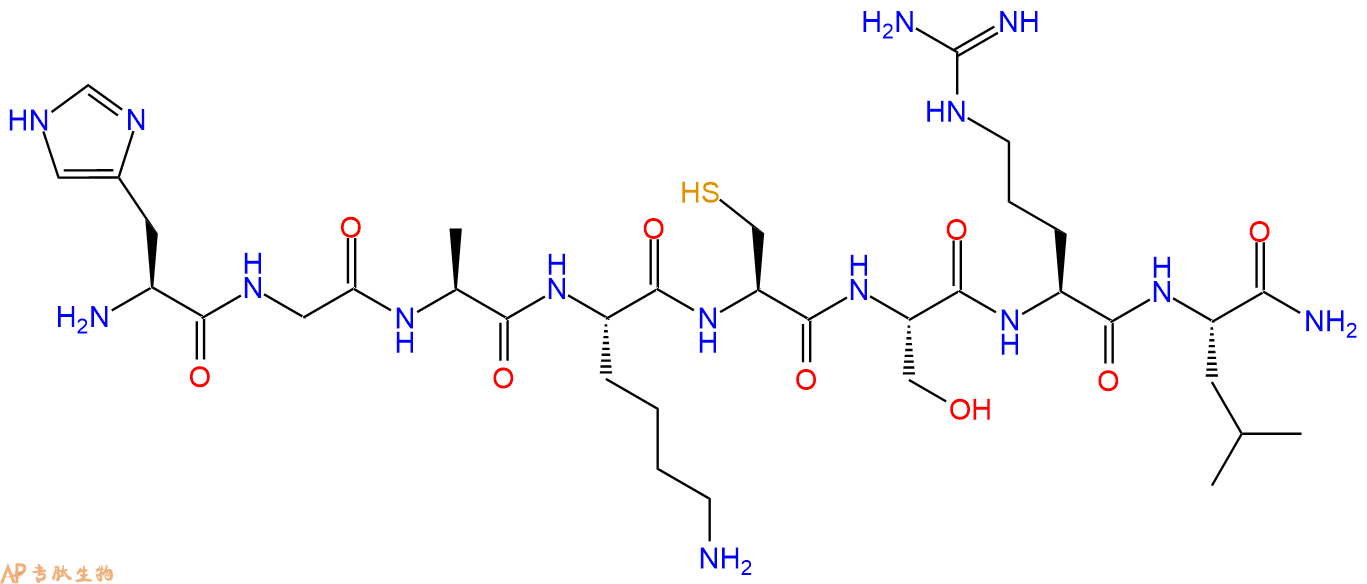 专肽生物产品八肽HGAKCSRL-NH2
