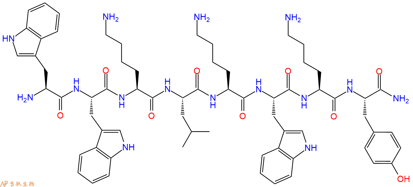 专肽生物产品八肽WWKLKWKY-NH2