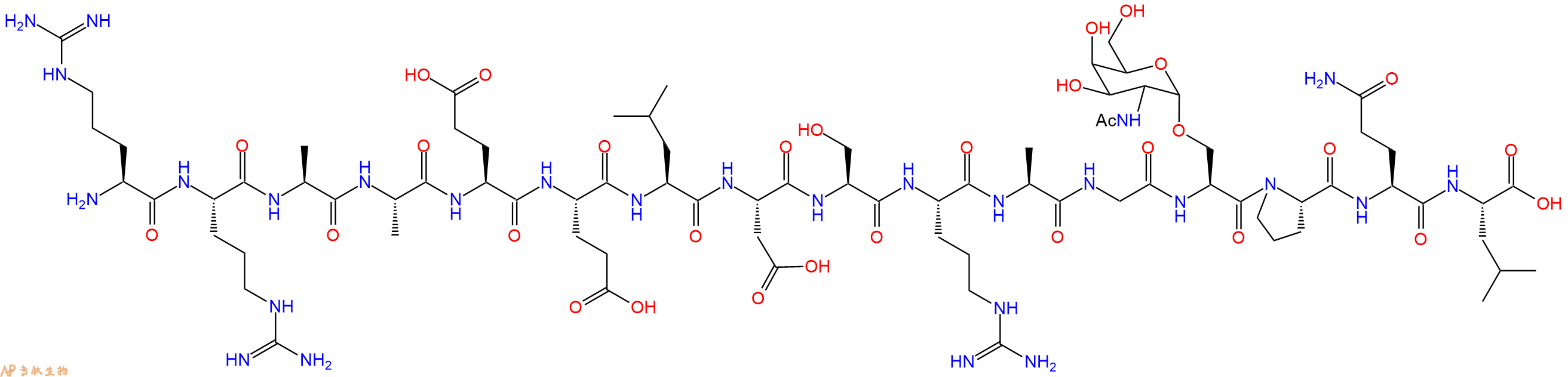 专肽生物产品H2N-Arg-Arg-Ala-Ala-Glu-Glu-Leu-Asp-Ser-Arg-Ala-Gl