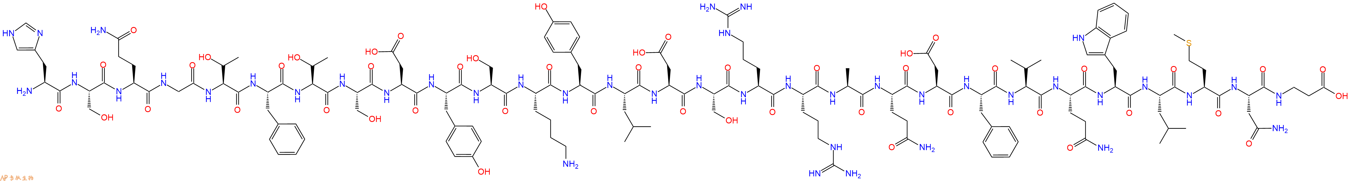 专肽生物产品胰高血糖素(β-Ala²⁹)-Glucagon