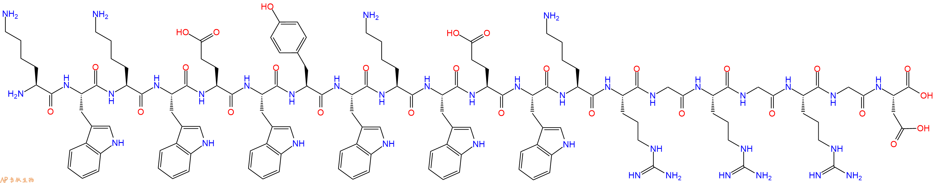 专肽生物产品具有功能亲水链段的自组装肽