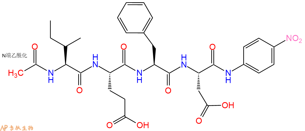 专肽生物产品Ac-Ile-Glu-Phe-Asp-pNA