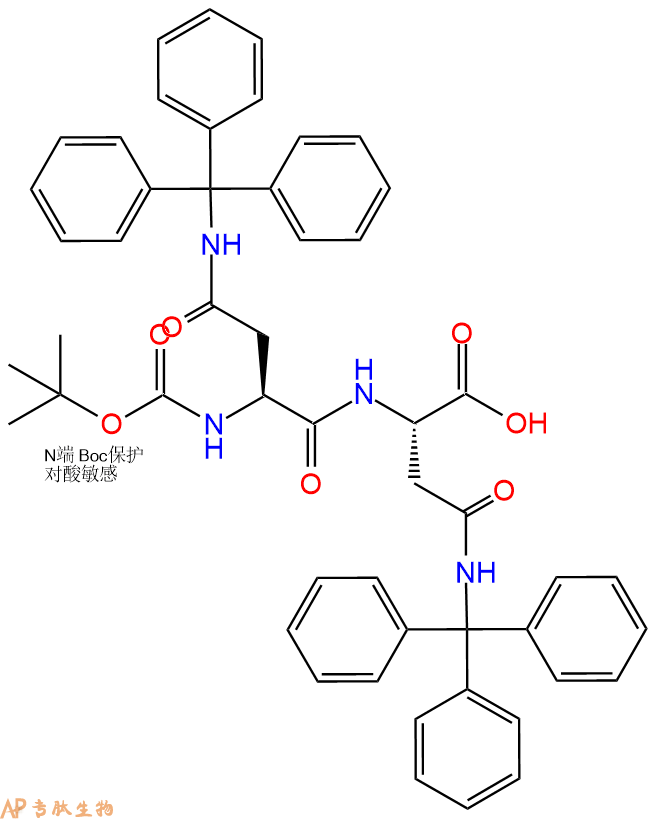 专肽生物产品Boc-Asn(Trt)-Asn(Trt)