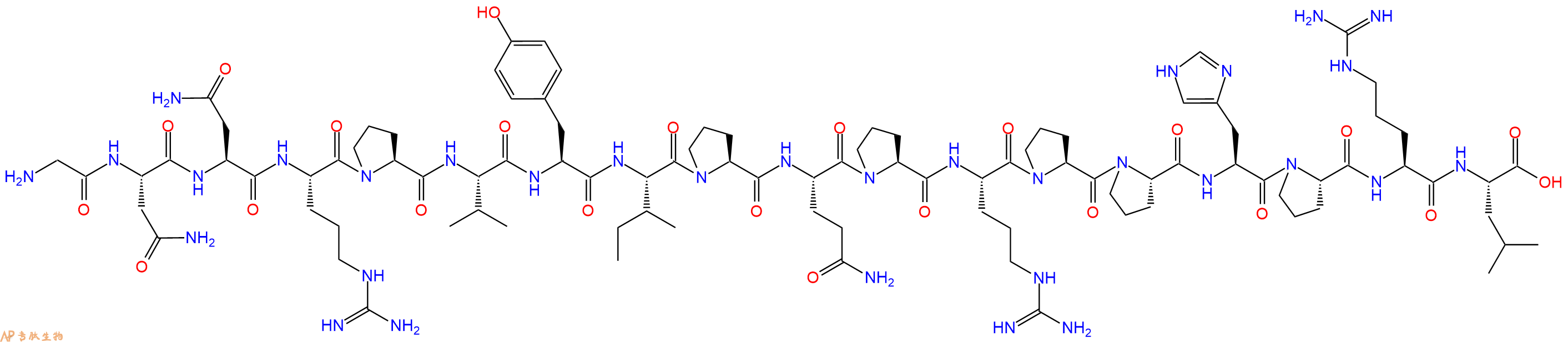 专肽生物产品昆虫抗菌肽：Apidaecin IB123276-94-8