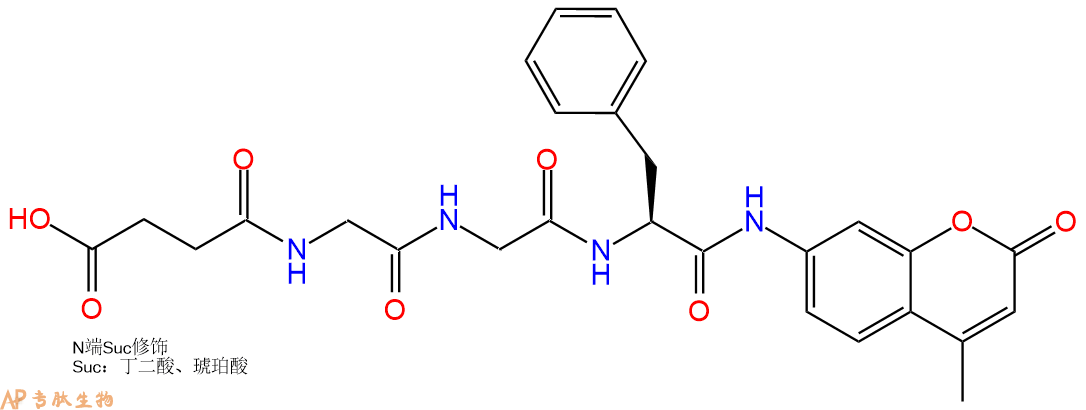 专肽生物产品SUC-Gly-Gly-Phe-AMC
