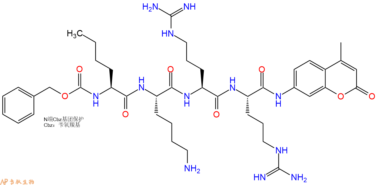 专肽生物产品Z-NLE-Lys-Arg-Arg-AMC