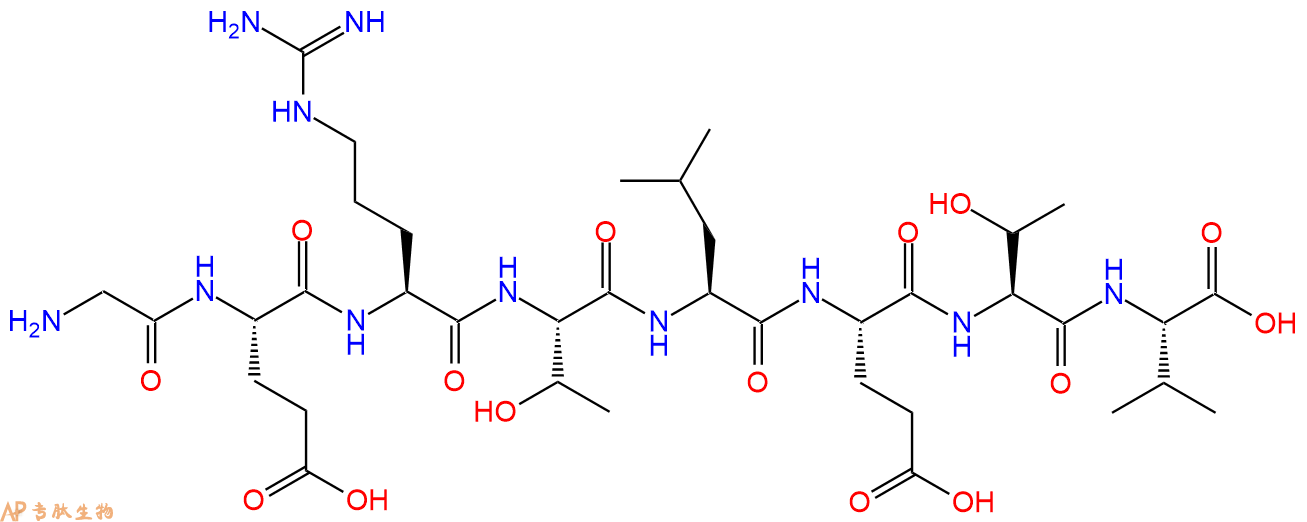 专肽生物产品H2N-Gly-Glu-Arg-Thr-Leu-Glu-Thr-Val-COOH