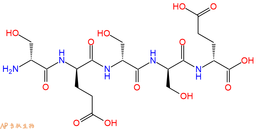 专肽生物产品H2N-DSer-DGlu-DSer-DSer-DGlu-COOH