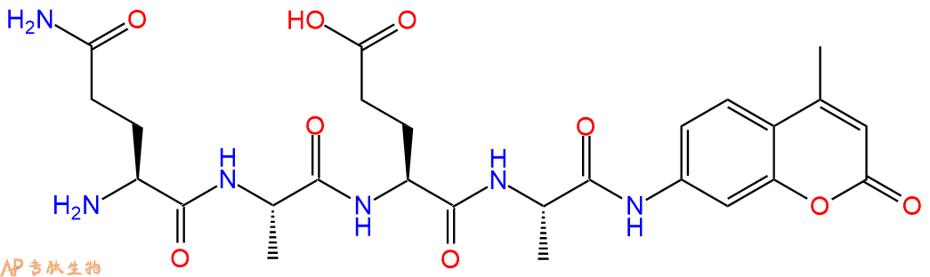 专肽生物产品H2N-Gln-Ala-Glu-Ala-AMC