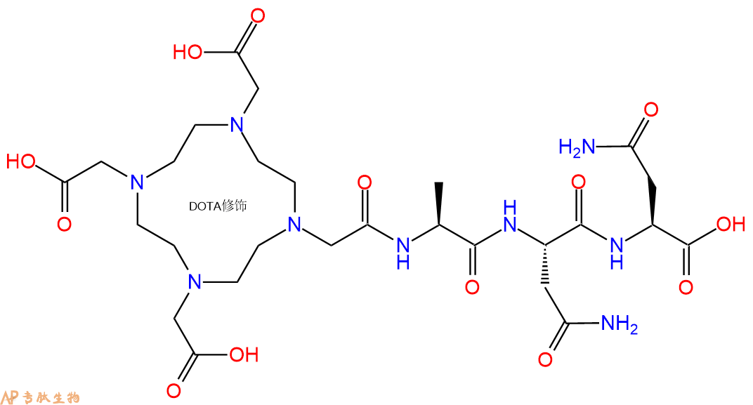 专肽生物产品DOTA-Ala-Asn-Asn-COOH