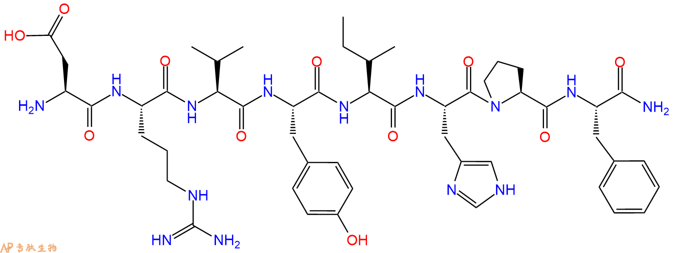 专肽生物产品血管紧张素Angiotensin 1/2 (1-8) amide