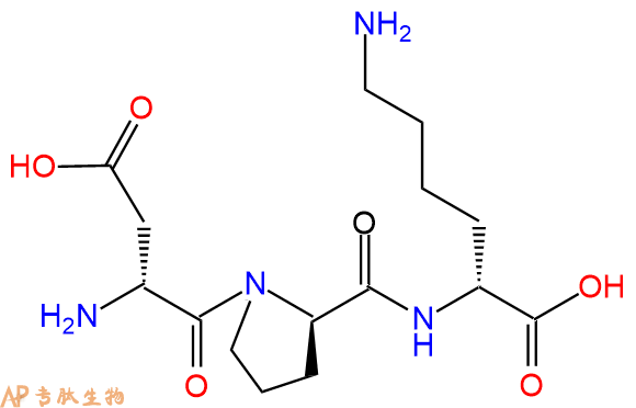 专肽生物产品H2N-DAsp-DPro-DLys-COOH