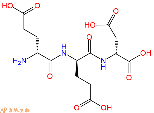 专肽生物产品H2N-DGlu-DGlu-DAsp-COOH