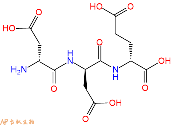 专肽生物产品H2N-DAsp-DAsp-DGlu-COOH