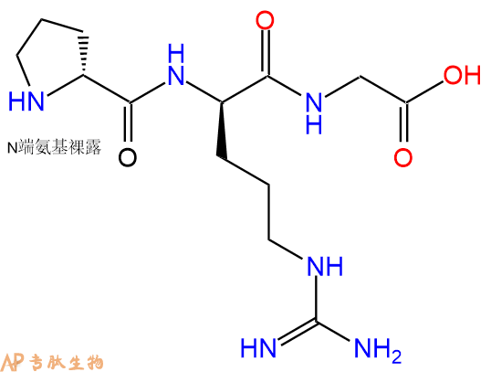 专肽生物产品H2N-DPro-DArg-Gly-COOH