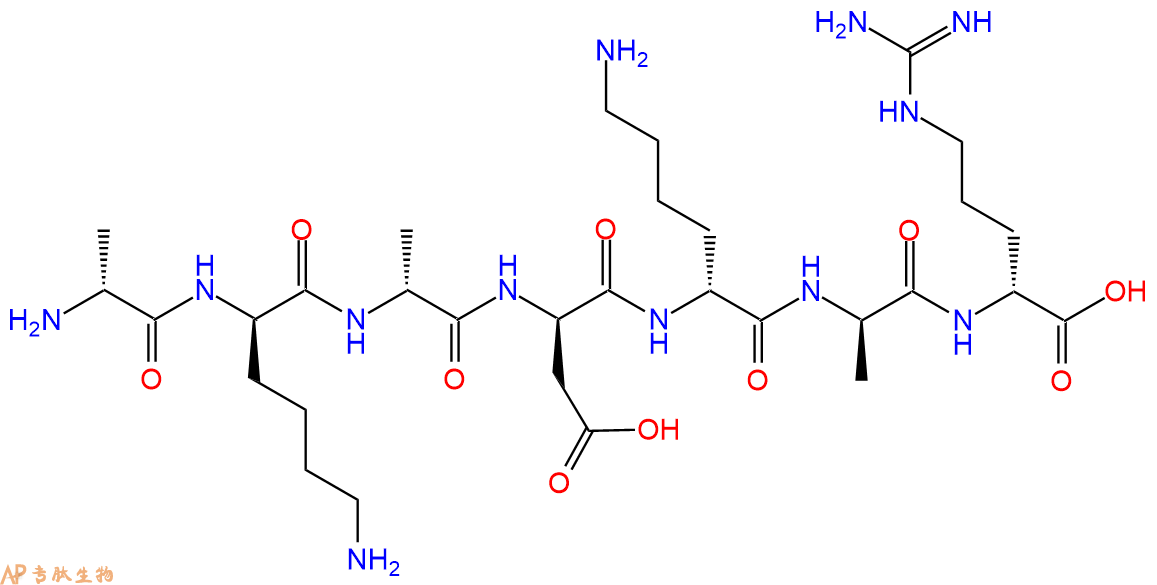 专肽生物产品H2N-DAla-DLys-DAla-DAsp-DLys-DAla-DArg-COOH