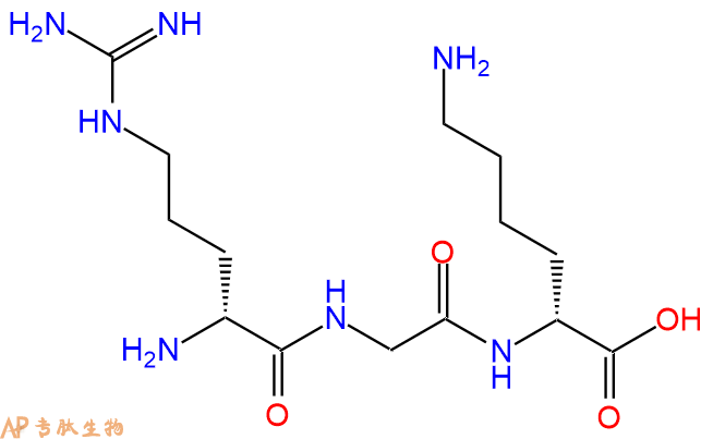 专肽生物产品H2N-DArg-Gly-DLys-COOH