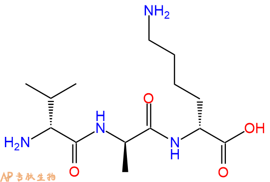专肽生物产品H2N-DVal-DAla-DLys-COOH