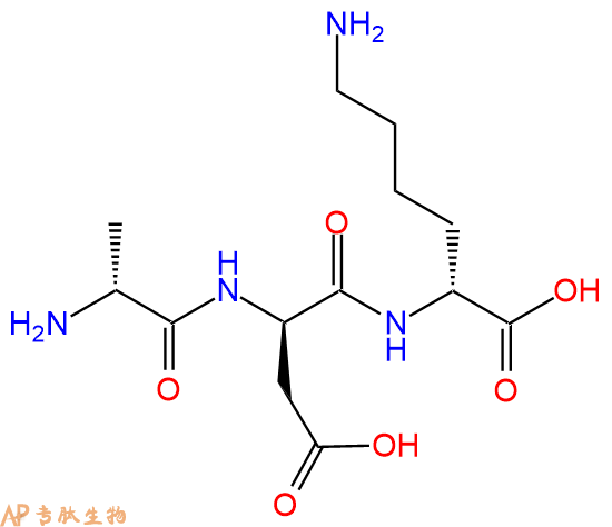 专肽生物产品H2N-DAla-DAsp-DLys-COOH