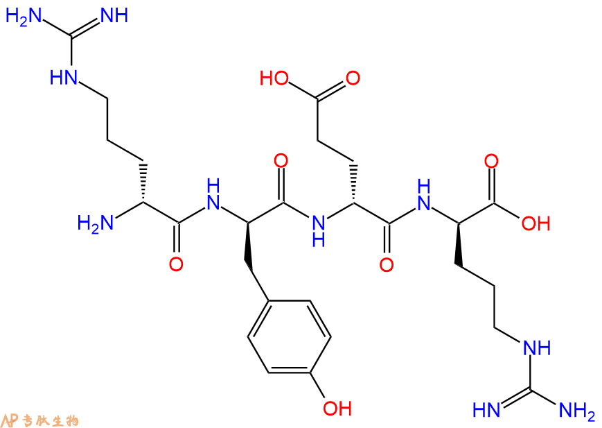 专肽生物产品H2N-DArg-DTyr-DGlu-DArg-COOH