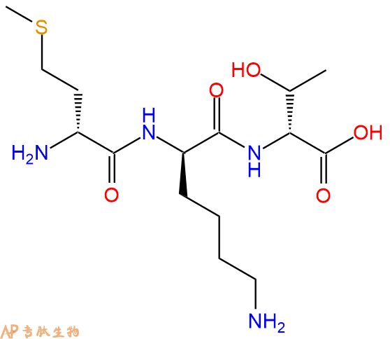 专肽生物产品H2N-DMet-DLys-DThr-COOH