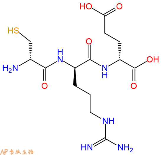 专肽生物产品H2N-DCys-DArg-DGlu-COOH