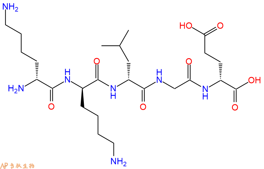 专肽生物产品H2N-DLys-DLys-DLeu-Gly-DGlu-COOH