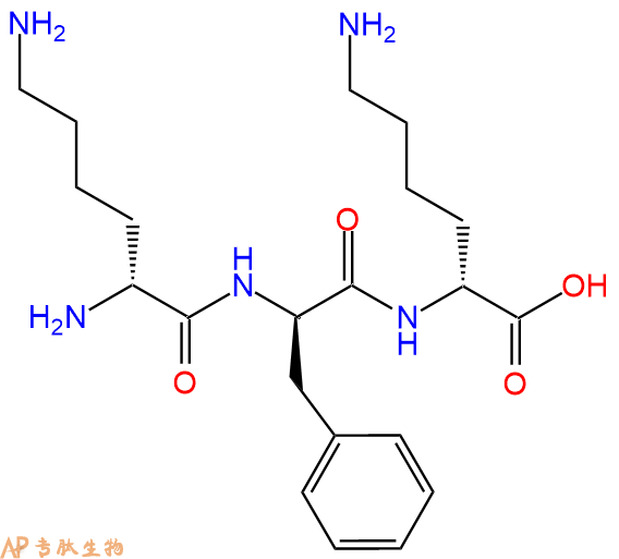 专肽生物产品H2N-DLys-DPhe-DLys-COOH